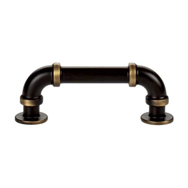 Top Knobs Steam Punk Series 3" (76 mm) Center to Center Cafe Bronze Pull, - 367-CFB