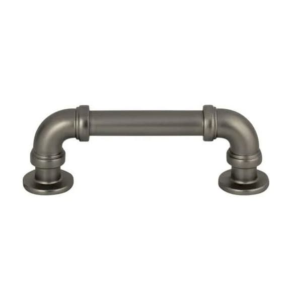 Top Knobs Steam Punk 3" (76 mm) Center to Center Graphite Pull, 367-GF