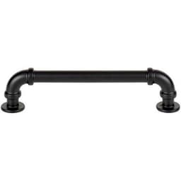 Top Knobs Steam Punk Series 5-1/16" (128 mm) Center to Center Matte Black Pull, - 368-BL