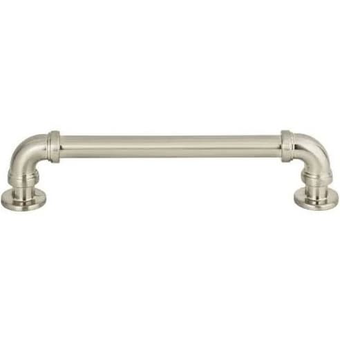 Top Knobs Steam Punk Series 5-1/16" (128 mm) Center to Center Brushed Nickel Pull, - 368-BRN
