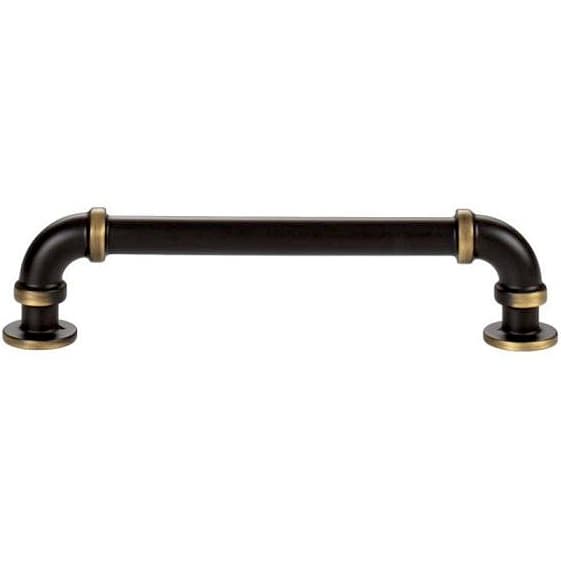 Top Knobs Steam Punk 5-1/16" (128 mm) Center to Center Cafe Bronze Pull, 368-CFB