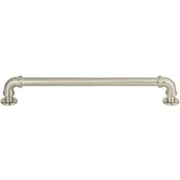 Top Knobs Steam Punk Series 7-9/16" (192 mm) Center to Center Brushed Nickel Pull, - 369-BRN