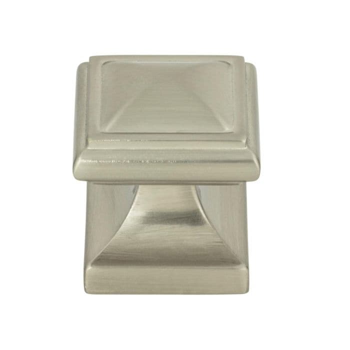 Top Knobs Wadsworth 1-1/4" (32 mm) L x 1-1/4" (32 mm) W Brushed Nickel Knob, 370-BRN