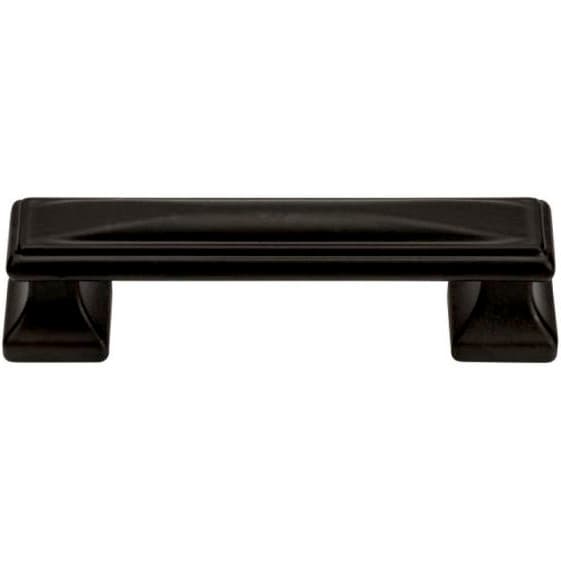 Top Knobs Wadsworth Series 3-3/4" (95 mm) Center to Center Matte Black Pull, - 372-BL
