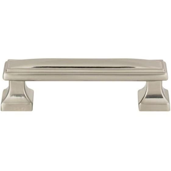 Top Knobs Wadsworth Series 3-3/4" (95 mm) Center to Center Brushed Nickel Pull, - 372-BRN