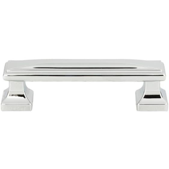 Top Knobs Wadsworth Series 3-3/4" (95 mm) Center to Center Polished Chrome Pull, - 372-CH