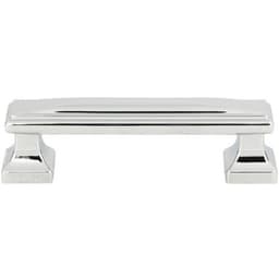 Top Knobs Wadsworth Series 3-3/4" (95 mm) Center to Center Polished Chrome Pull, - 372-CH