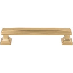 Top Knobs Wadsworth Series 5-1/16" (128 mm) Center to Center Warm Brass Pull, - 373-WB