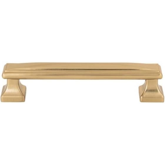 Top Knobs Wadsworth 5-1/16" (128 mm) Center to Center Warm Brass Pull, 373-WB