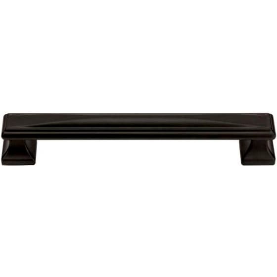 Top Knobs Wadsworth 6-5/16" (160 mm) Center to Center Matte Black Pull, 374-BL