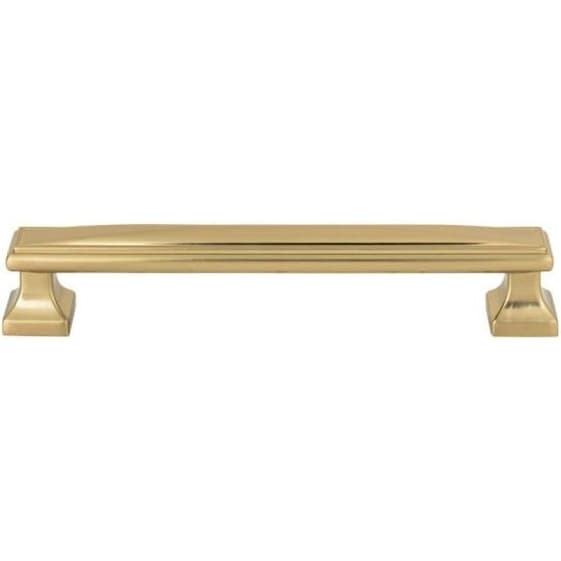 Top Knobs Wadsworth 6-5/16" (160 mm) Center to Center Warm Brass Pull, 374-WB