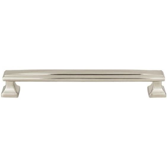 Top Knobs Wadsworth 7-9/16" (192 mm) Center to Center Brushed Nickel Pull, 375-BRN