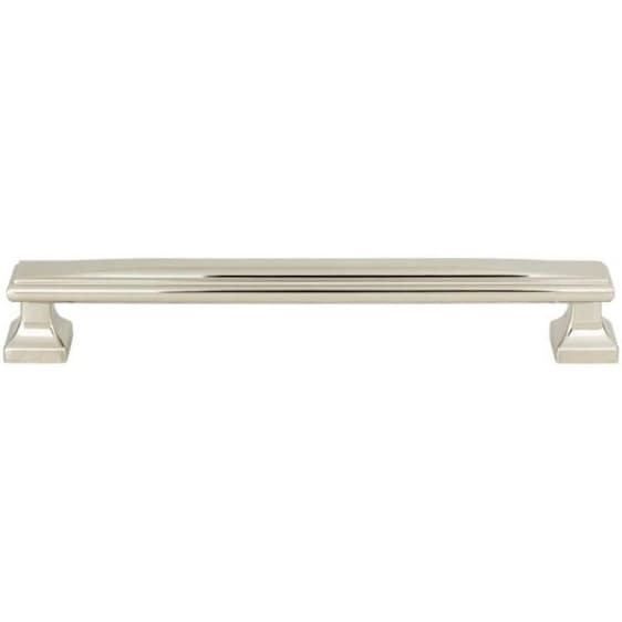 Top Knobs Wadsworth 7-9/16" (192 mm) Center to Center Polished Nickel Pull, 375-PN