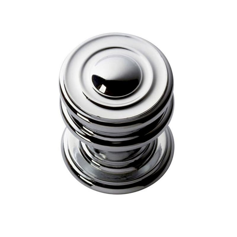Top Knobs Campaign Series 1-1/4" (32 mm) Diameter Polished ChromeKnob, - 376-CH