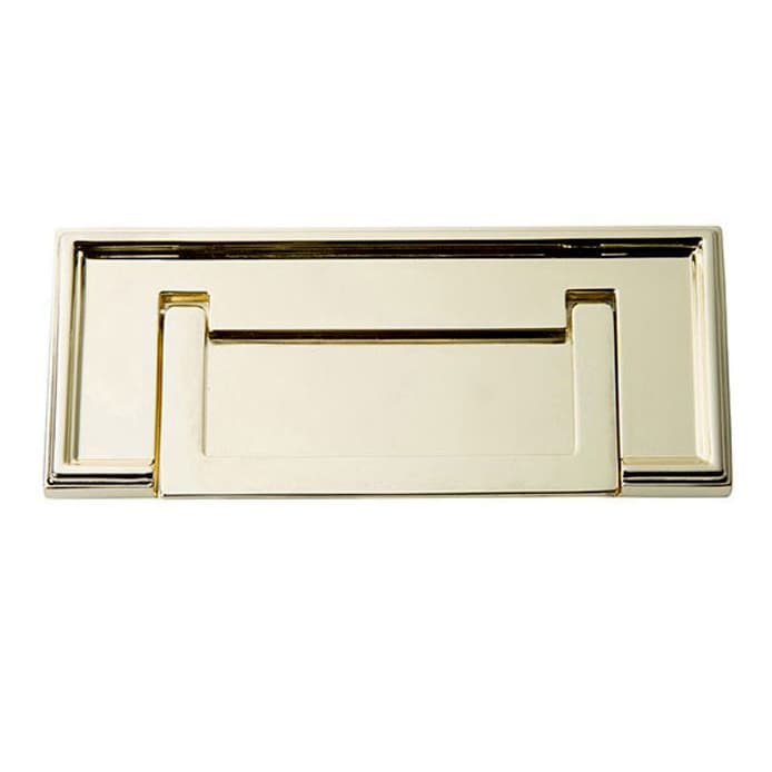 Top Knobs Campaign 3" (76 mm) Center to Center Polished Brass Pull, 381-PB
