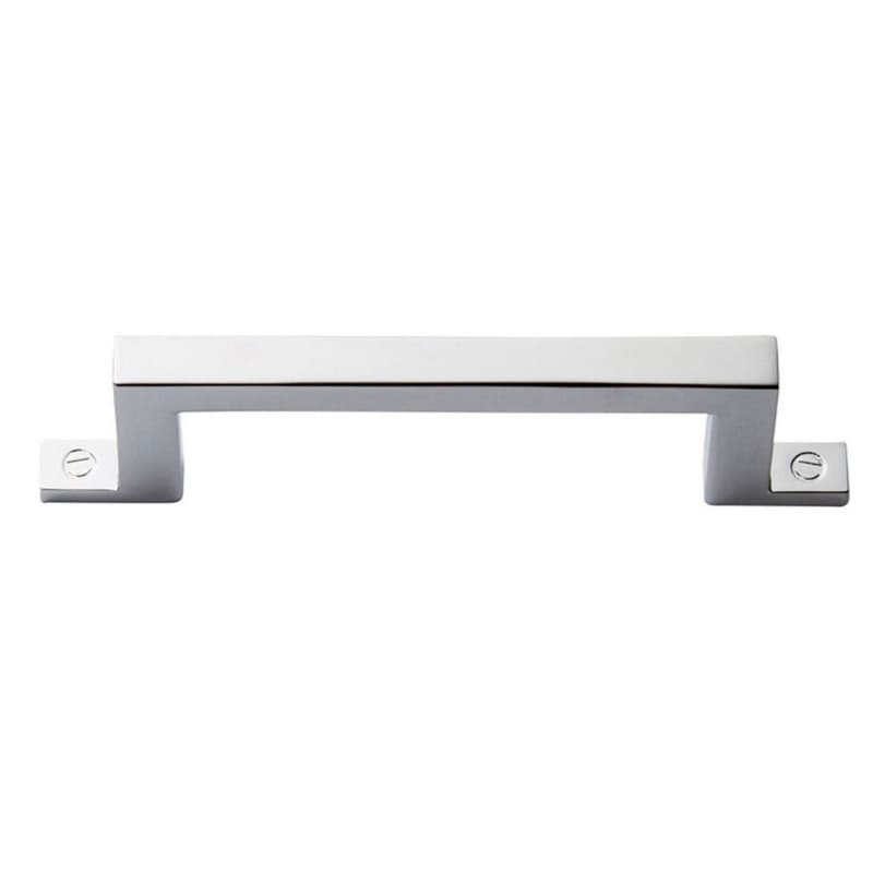 Top Knobs Campaign 3" (76 mm) Center to Center Polished Chrome Pull, 384-CH