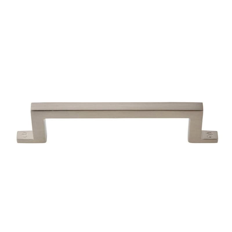 Top Knobs Campaign Series 3-3/4" (95 mm) Center to Center Brushed Nickel Pull, - 385-BRN