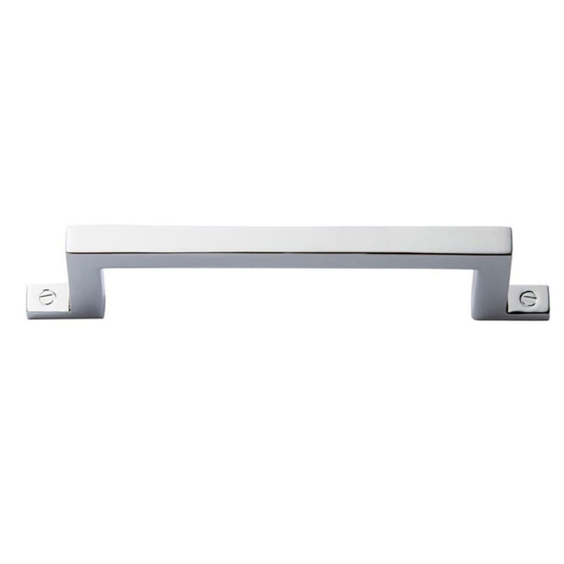 Top Knobs Campaign 3-3/4" (95 mm) Center to Center Polished Chrome Pull, 385-CH