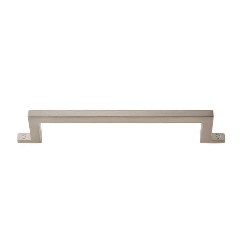 Top Knobs Campaign Series 5-1/16" (128 mm) Center to Center Brushed Nickel Pull, - 386-BRN