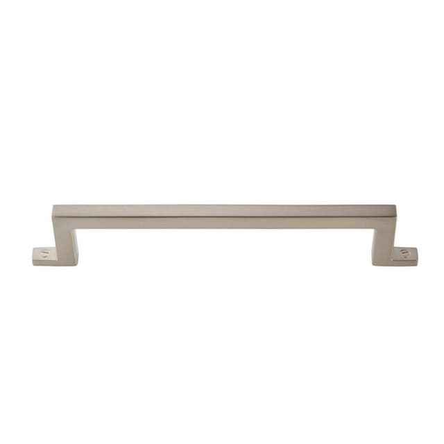 Top Knobs Campaign Series 5-1/16" (128 mm) Center to Center Brushed Nickel Pull, - 386-BRN
