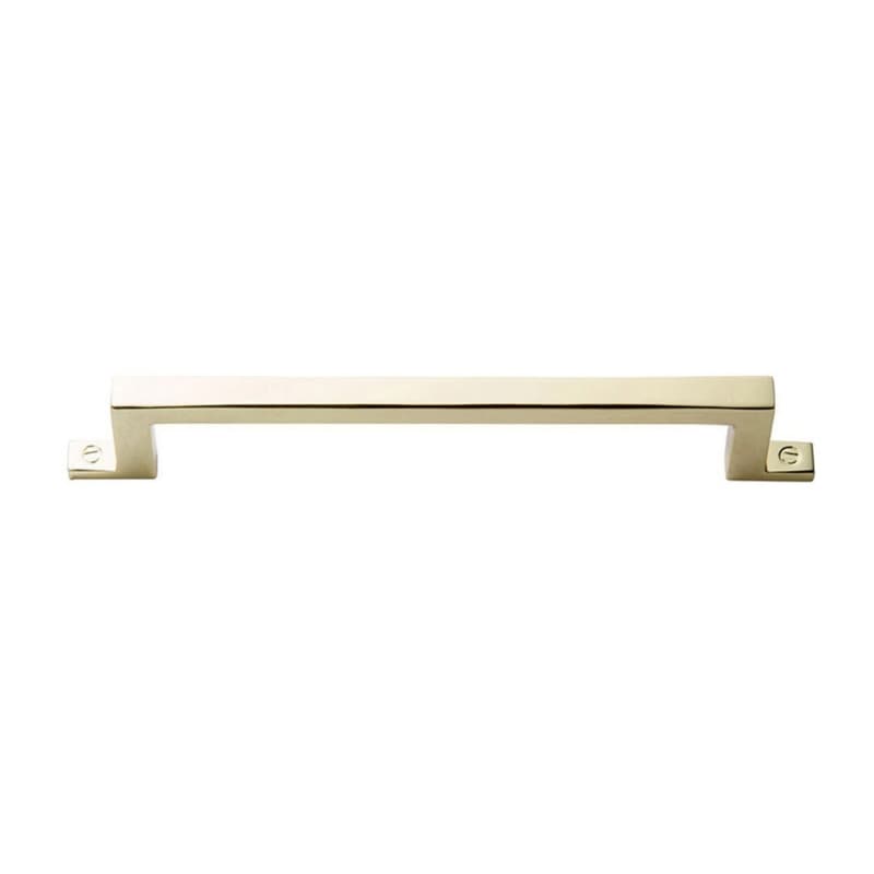 Top Knobs Campaign 5-1/16" (128 mm) Center to Center Polished Brass Pull, 386-PB
