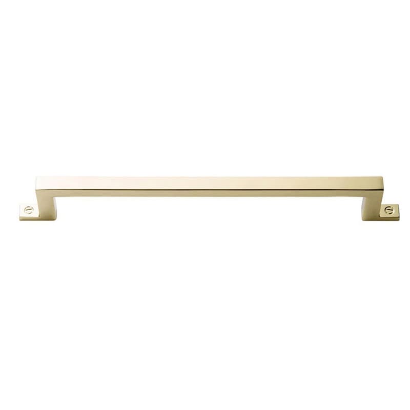 Top Knobs Campaign Series 6-5/16" (160 mm) Center to Center Polished Brass Pull, - 387-PB