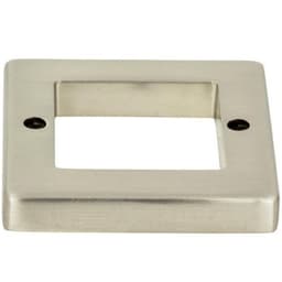 Tableau Square Base 1-7/16" Center to Center Brushed Nickel Atlas Homewares