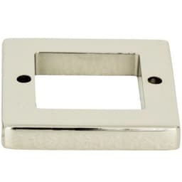 Tableau Square Base 1-7/16" Center to Center Polished Nickel Atlas Homewares