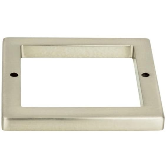 Tableau Square Base 2-1/2" Center to Center Brushed Nickel Atlas Homewares