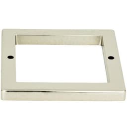 Tableau Square Base 2-1/2" Center to Center Polished Nickel Atlas Homewares