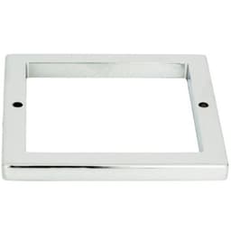 Tableau Square Base 3" Center to Center Polished Chrome Atlas Homewares