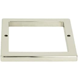 Tableau Square Base 3" Center to Center Polished Nickel Atlas Homewares