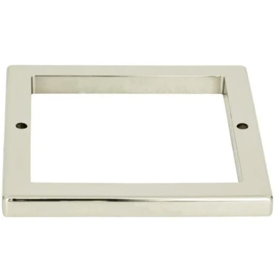 Tableau Square Base 3" Center to Center Polished Nickel Atlas Homewares