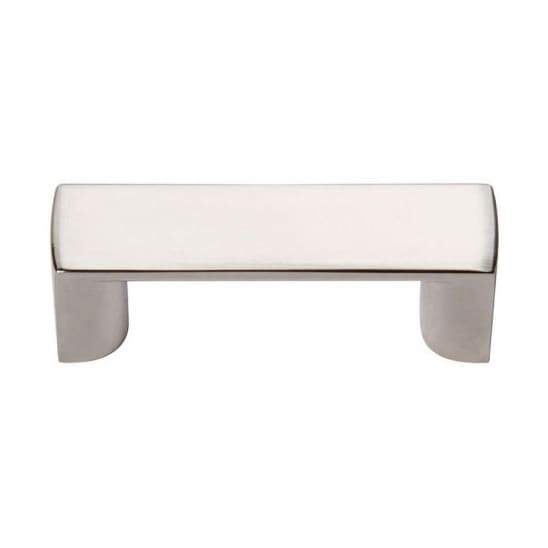 Top Knobs Tableau 1-7/16" (37 mm) Center to Center Polished Nickel Pull, 400-PN