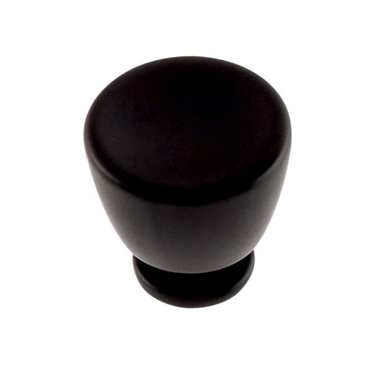 Top Knobs Conga 1-1/4" (32 mm) Diameter Matte BlackKnob, 413-BL