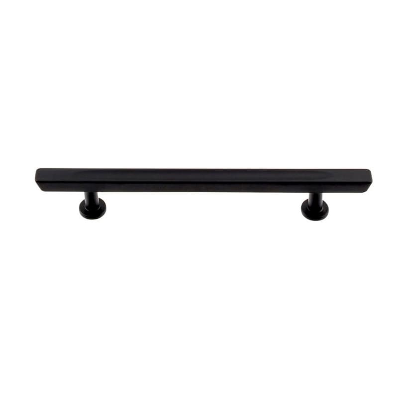 Top Knobs Conga 5-1/16" (128 mm) Center to Center Matte Black Pull, 415-BL