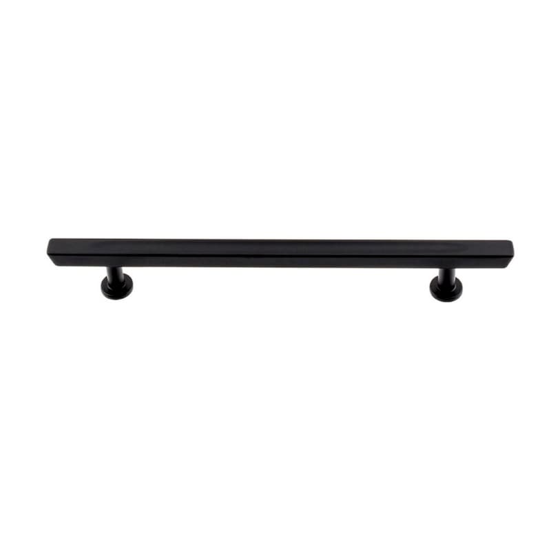 Top Knobs Conga 6-5/16" (160 mm) Center to Center Matte Black Pull, 416-BL