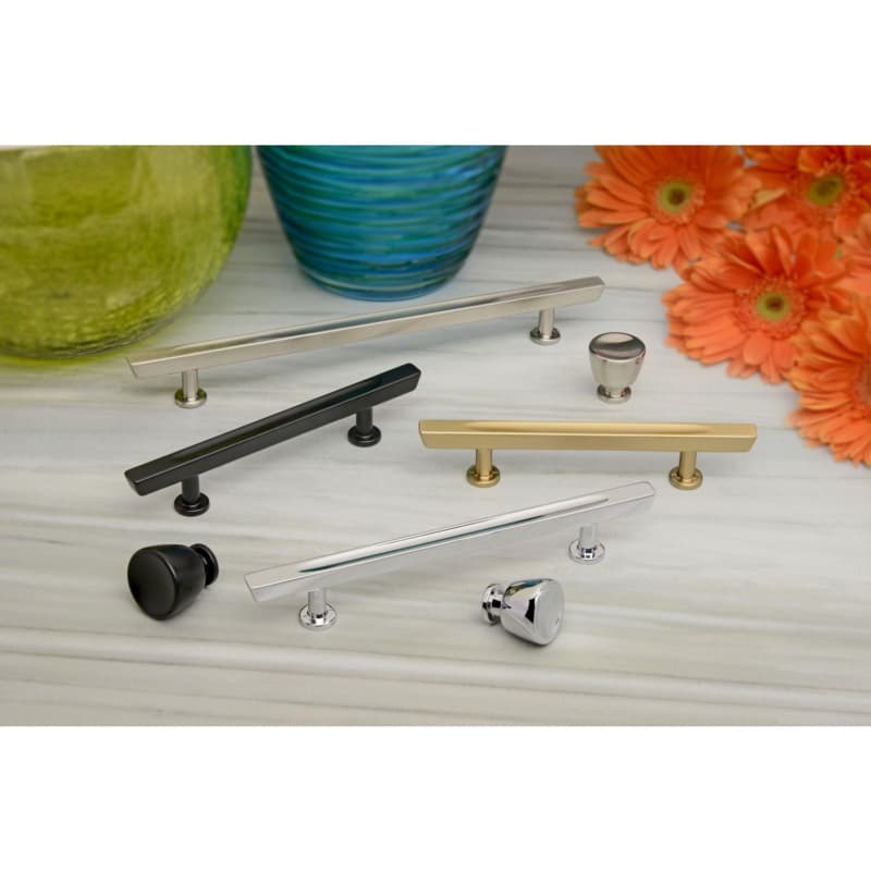 Top Knobs Conga 7-9/16" (192 mm) Center to Center Polished Chrome Pull, 417-CH