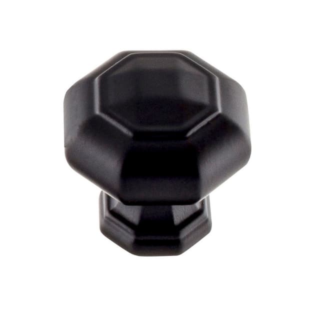 Top Knobs Elizabeth Series 1-1/4" (32 mm) Diameter Matte BlackKnob, - 418-BL