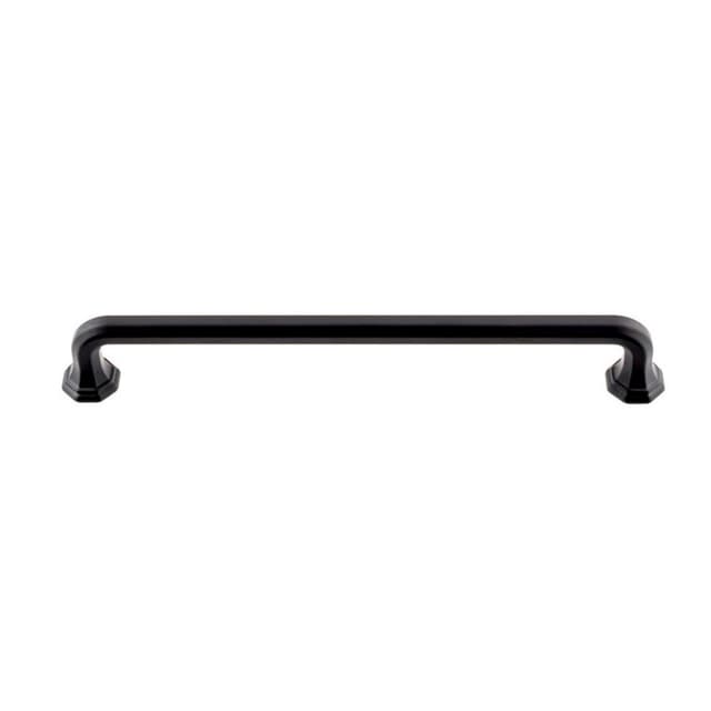 Top Knobs Elizabeth Series 7-9/16" (192 mm) Center to Center Matte Black Pull, - 422-BL