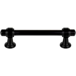 Top Knobs Bronte Series 3-3/4" (96 mm) Center to Center Matte Black Pull, - 430-BL