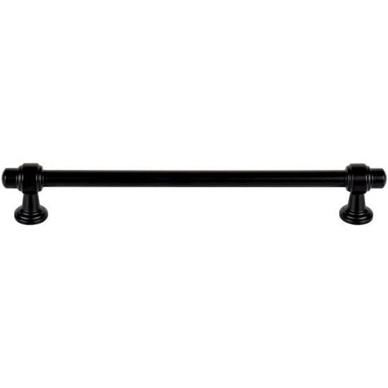 Top Knobs Bronte 7-9/16" (192 mm) Center to Center Matte Black Pull, 431-BL
