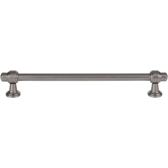 Top Knobs Bronte 7-9/16" (192 mm) Center to Center Slate Pull, 431-SL
