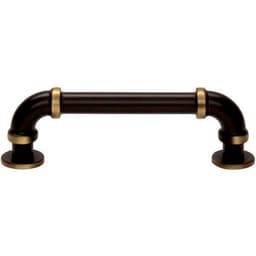 Top Knobs Steam Punk Series 3-3/4" (96 mm) Center to Center Cafe Bronze Pull, - 432-CFB