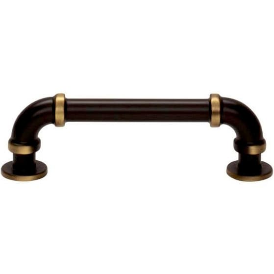 Top Knobs Steam Punk 3-3/4" (96 mm) Center to Center Cafe Bronze Pull, 432-CFB