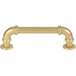 Top Knobs Steam Punk Series 3-3/4" (96 mm) Center to Center Vintage Brass Pull, - 432-UB