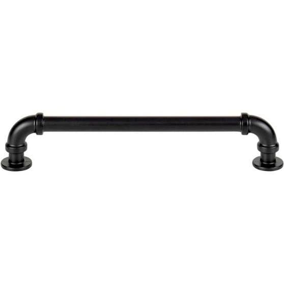 Top Knobs Steam Punk 6-5/16" (160 mm) Center to Center Matte Black Pull, 433-BL