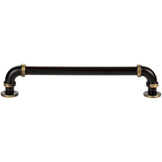 Top Knobs Steam Punk 6-5/16" (160 mm) Center to Center Cafe Bronze Pull, 433-CFB