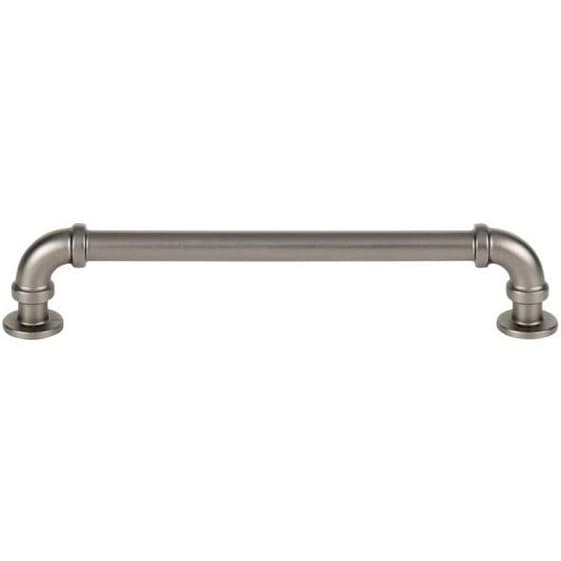 Top Knobs Steam Punk 6-5/16" (160 mm) Center to Center Graphite Pull, 433-GF