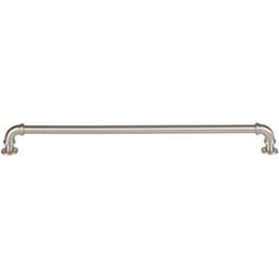 Top Knobs Steam Punk Series 12" (305 mm) Center to Center Brushed Nickel Pull, - 434-BRN
